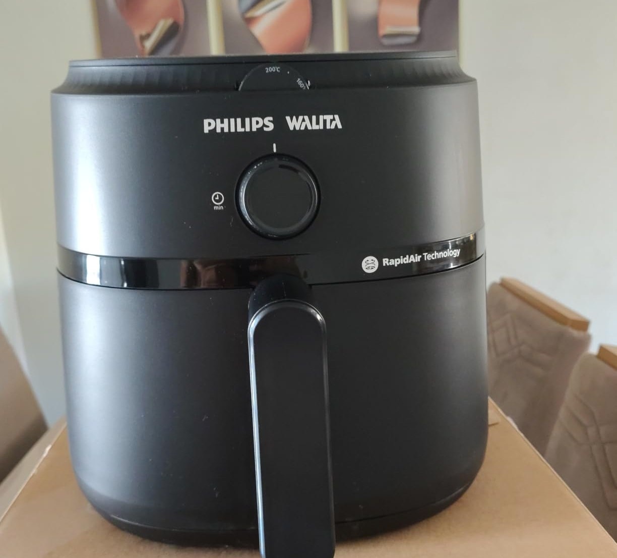 Fritadeira Air Fryer Philips Walita Série 1000 XL 1700W 6,2L 127v