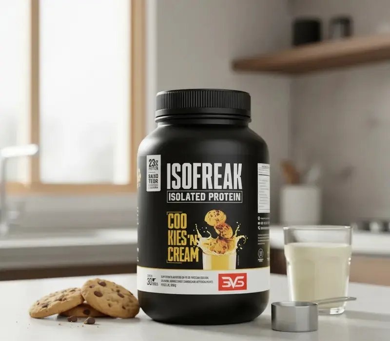 Whey Isolado Isofreak 900g Sabor Cookies And Cream