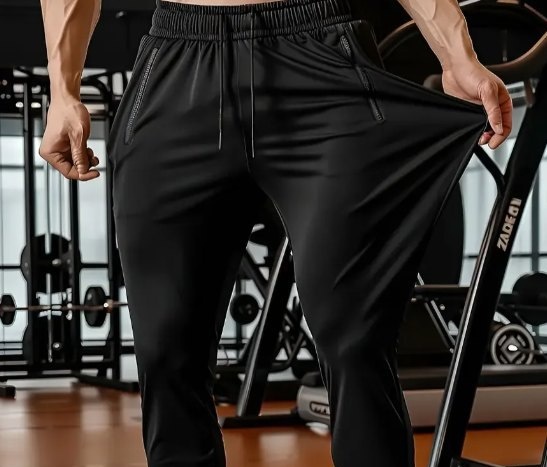Calça Masculina Tactel Jogger Esportiva Academia Slim Treino