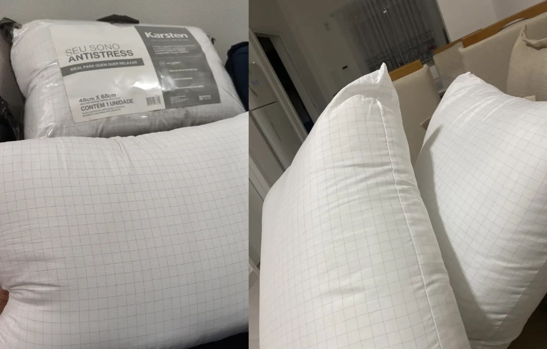 Kit 2 Peças Travesseiro Karsten 180 Fios