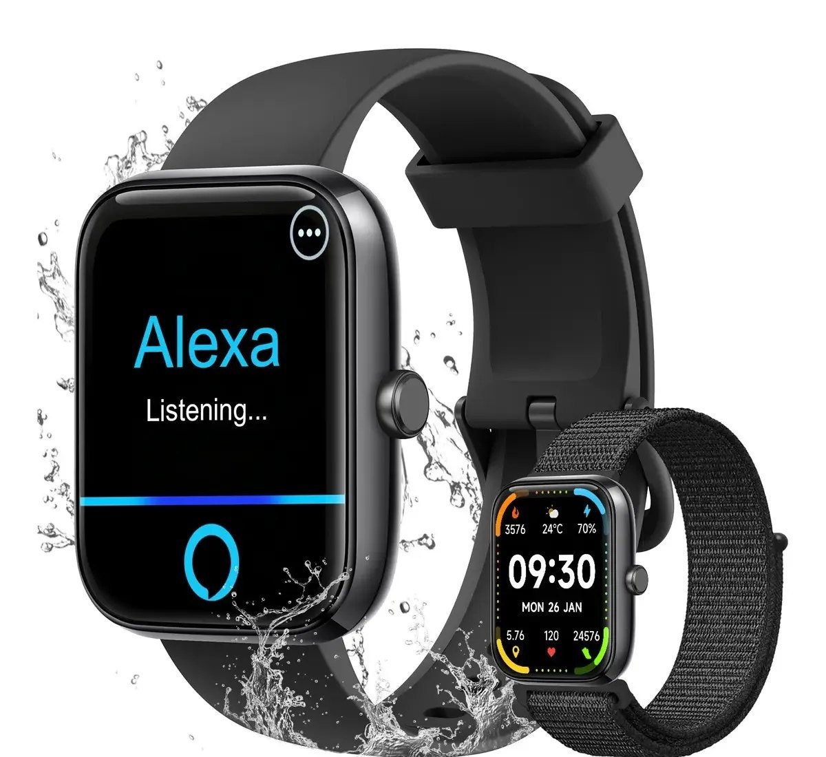Relógio Inteligente Smartwatch Alexa Chamadas NOVANTE Masculino Feminino