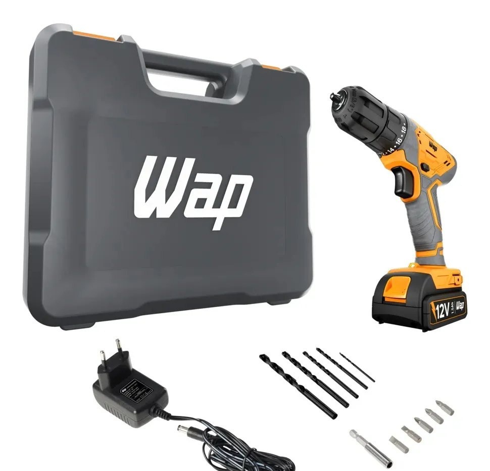 Parafusadeira e Furadeira WF12K3.2 Bateria 12V WAP