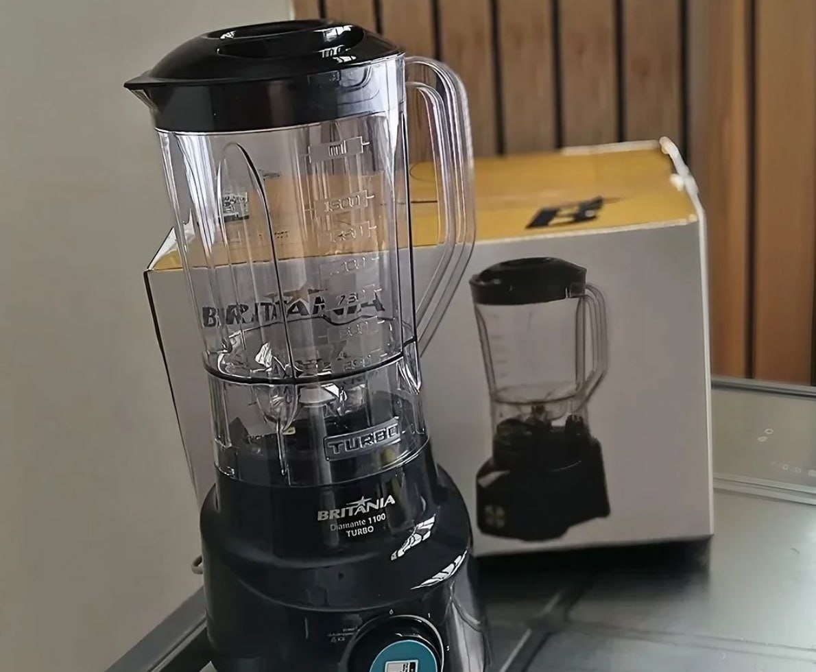 Liquidificador Britânia 2,6L 4 Velocidades Diamante 1100 - 127V