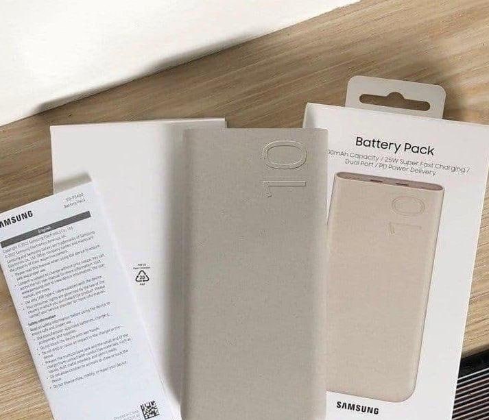 Bateria Carregador Portátil 2x USB-C 10000mAh 25W Samsung