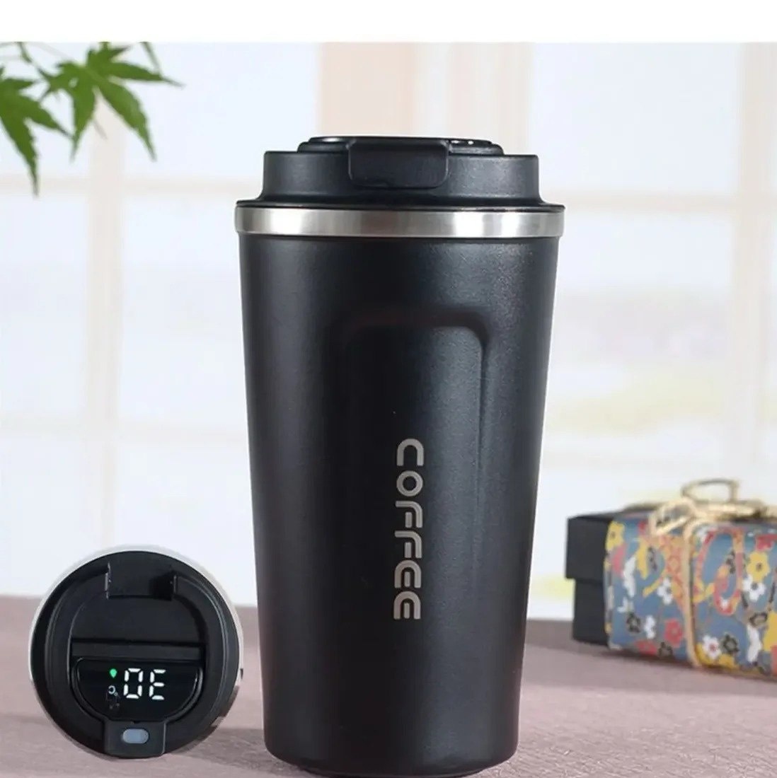 Copo Térmico Coffee Inox com Tampa Anti-vazamento