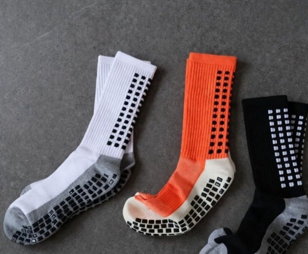 Kit 3 Pares Meia Antiderrapante Esportiva