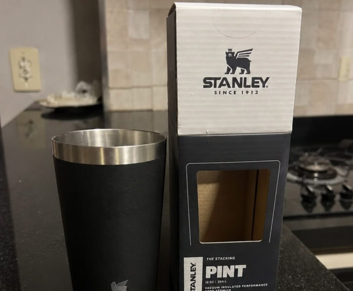 Copo Térmico Stanley Pint Adventure Black 2.0 354ml