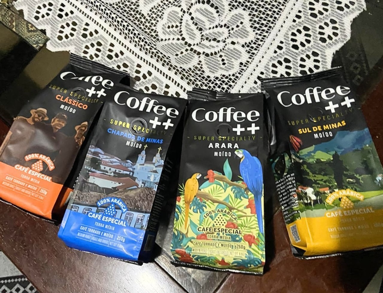 Kit 4 un. Coffee Café Especial Torrado e Moído