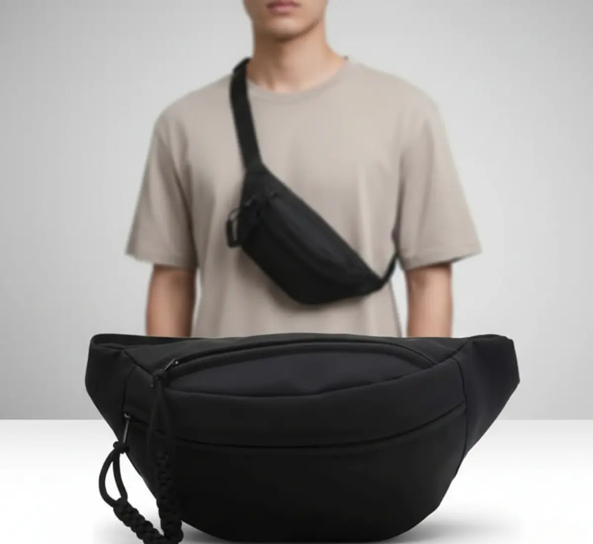 Bolsa Transversal Pochete Kingbr Impermeável Unissex