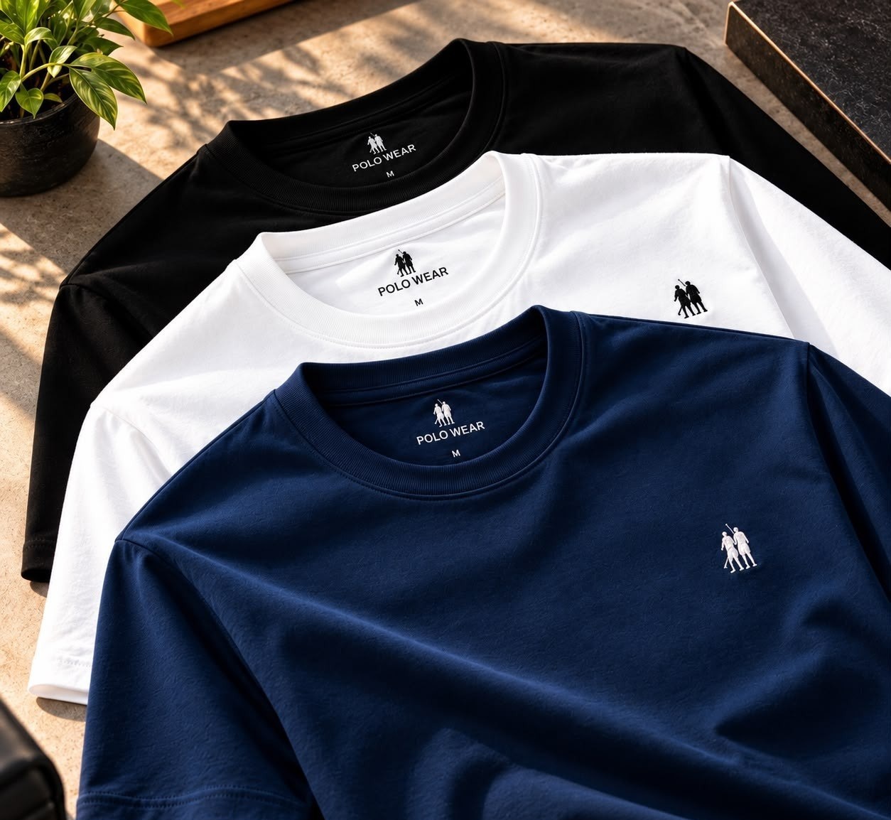 Kit 3 Camisetas Polo Wear