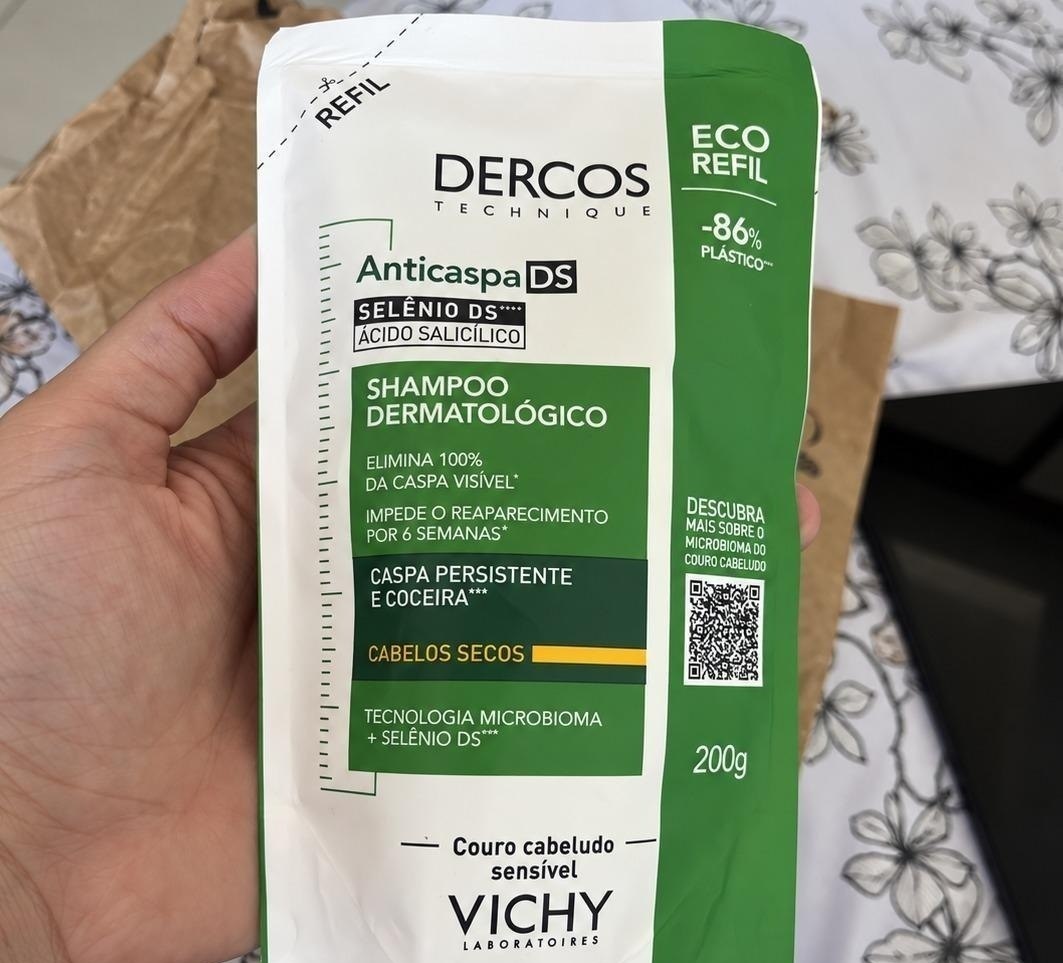 Refil Shampoo Anticaspa Dercos 200g