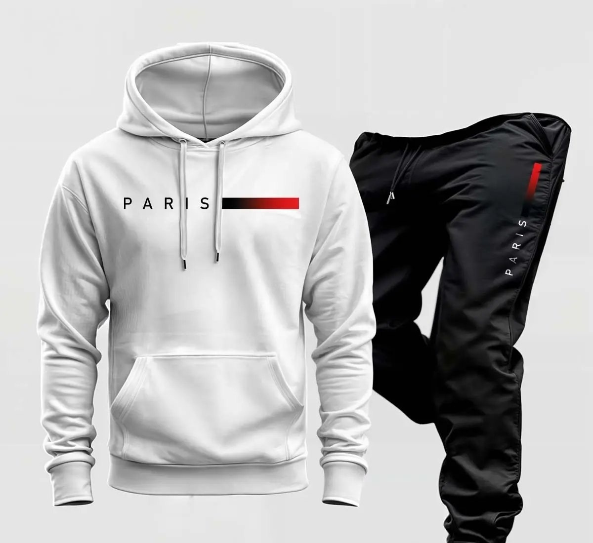 Conjunto Moletom Paris Kit Calça E Blusa Frio