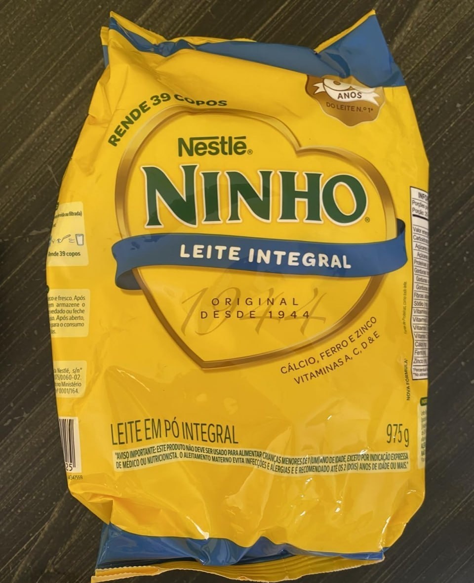 Leite Ninho Pó Integral Pacote 975g