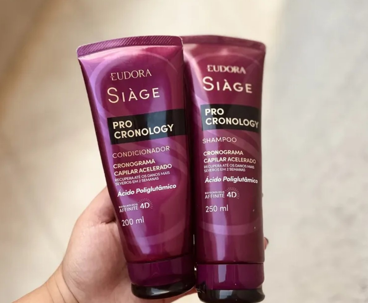 Combo Siàge Pro Cronology Shampoo 250ml  Condicionador 200ml