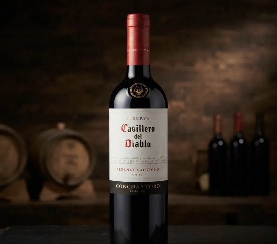 Vinho Chileno Tinto Seco Reserva Casillero del Diablo Cabernet Sauvignon 750ml