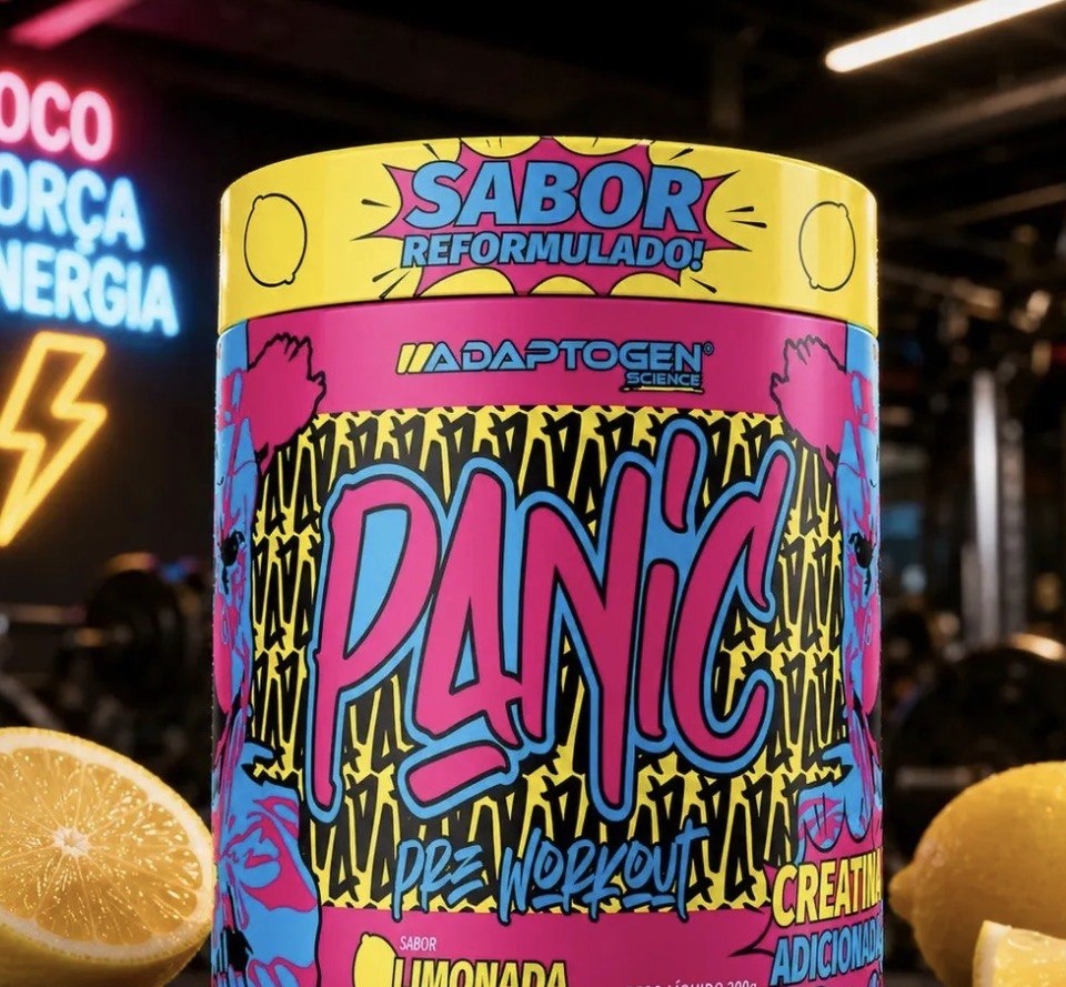 Panic Pré Treino 300g Adaptogen Limonada