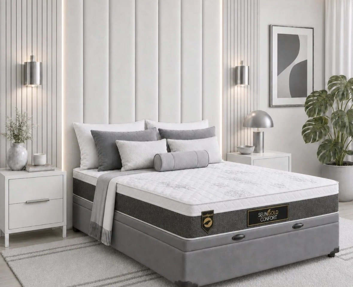 Cama Box Baú Casal Colchão Molas Ensacadas Masterpocket 138