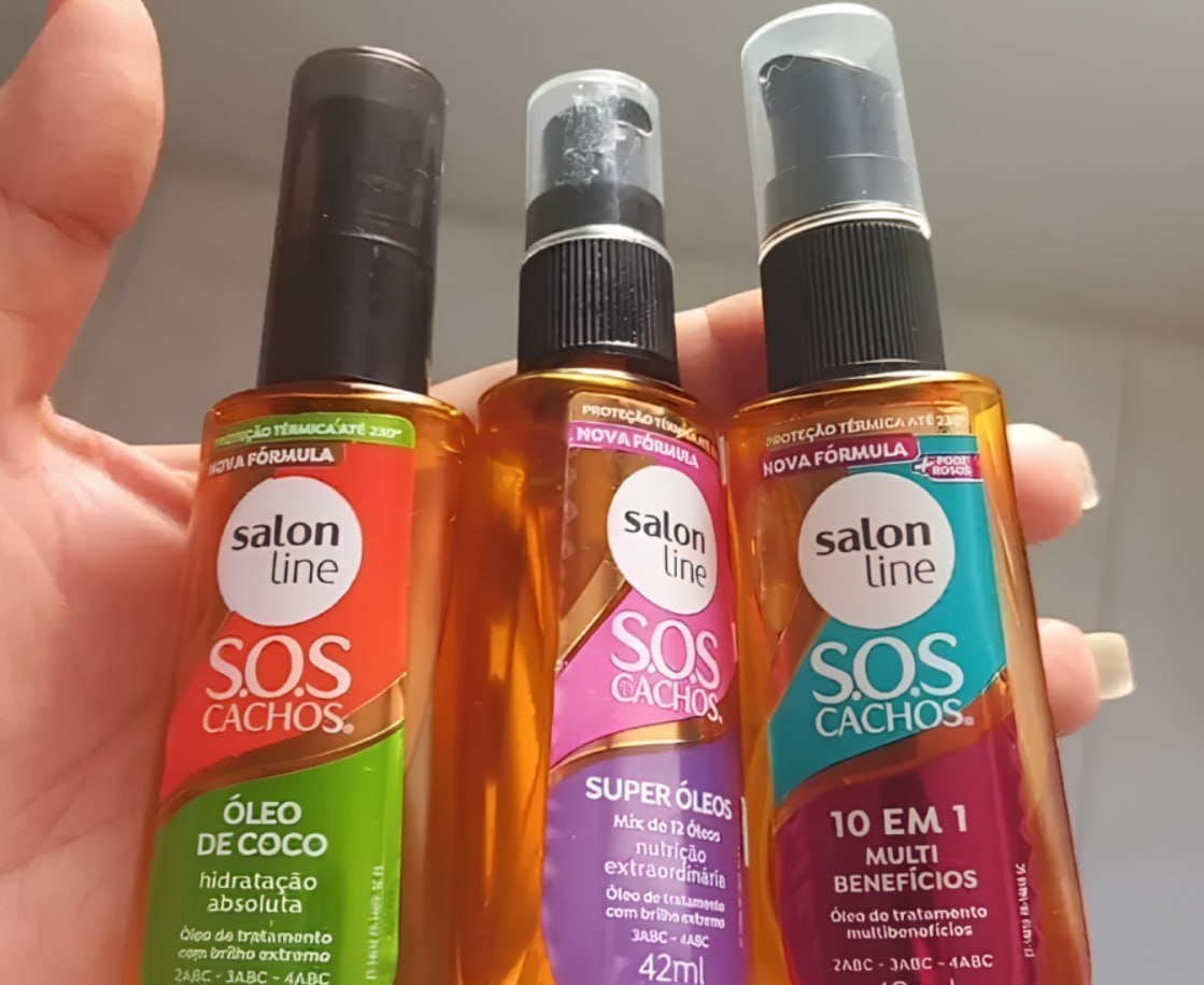 Kit 3 Óleos de Tratamento Coco SOS Salon Line