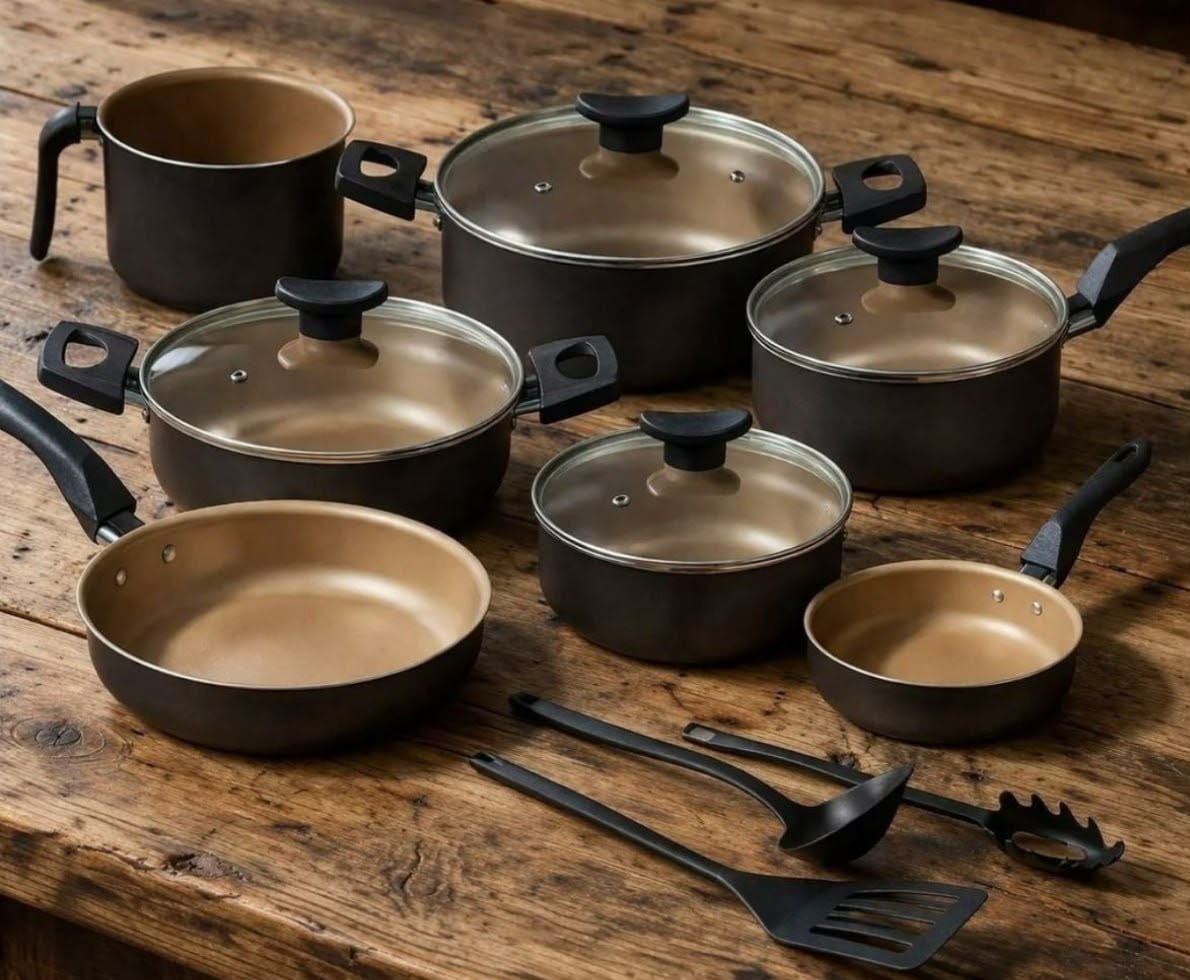 Conjunto Panelas Antiaderente 10 Peças Teflon