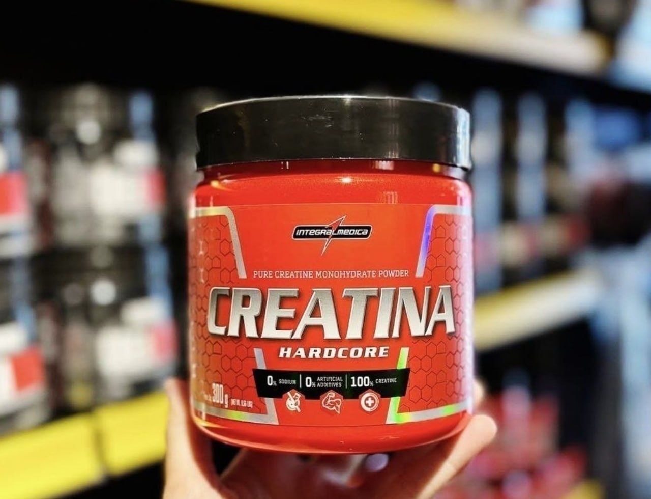 Creatina 100 Pura 300g Integralmédica