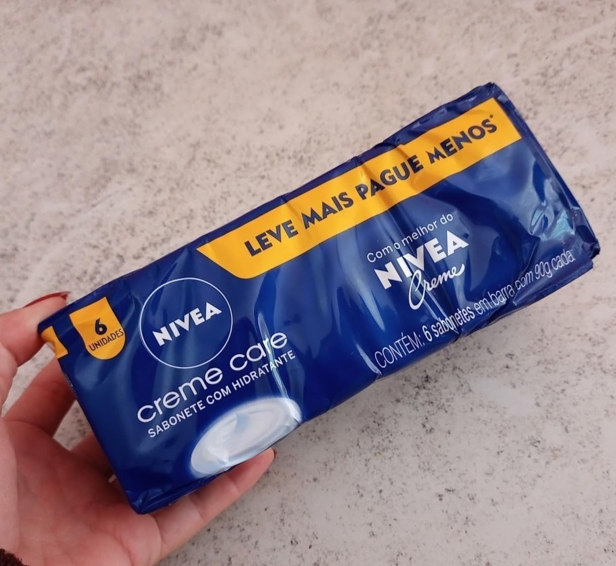 Pack 6 un. Sabonete Nivea Creme Care 90g
