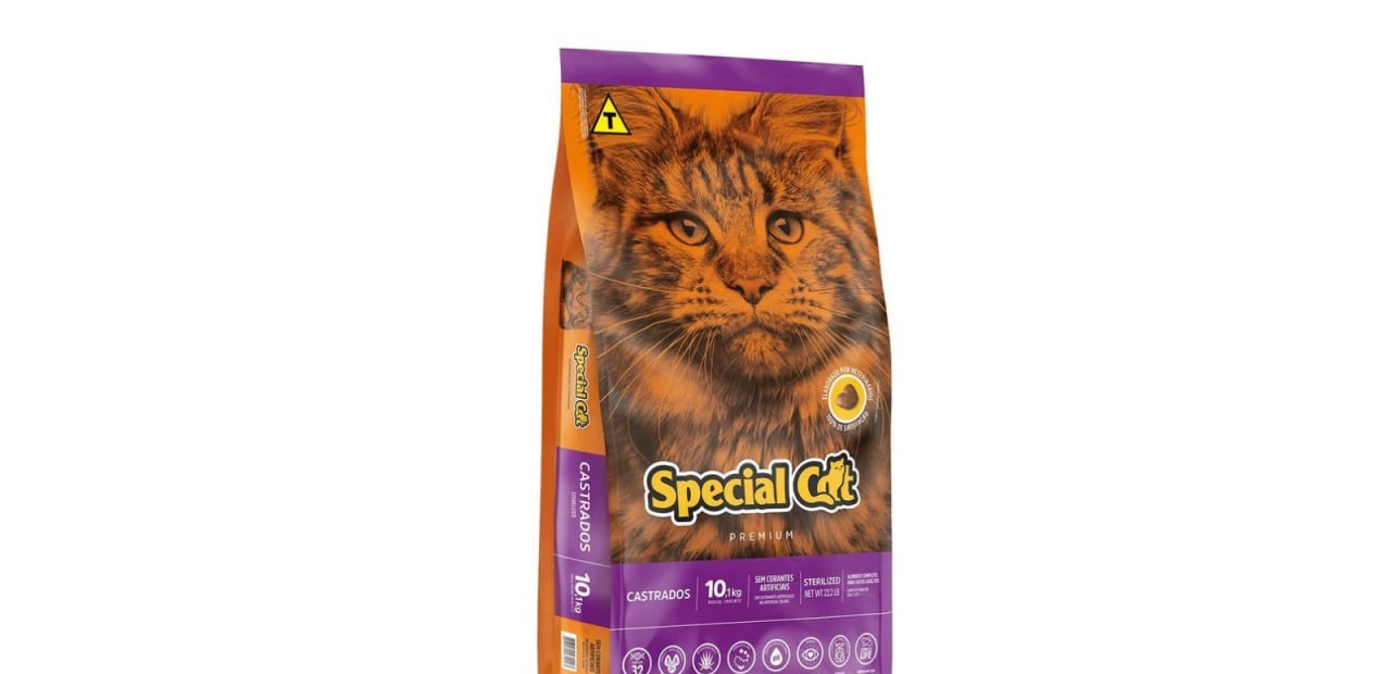 Ração Special Cat Premium Castrados 10,1Kg