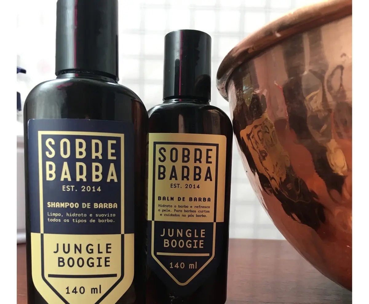Sobrebarba Kit Dupla Shampoo e Balm de Barba Jungle Boogie