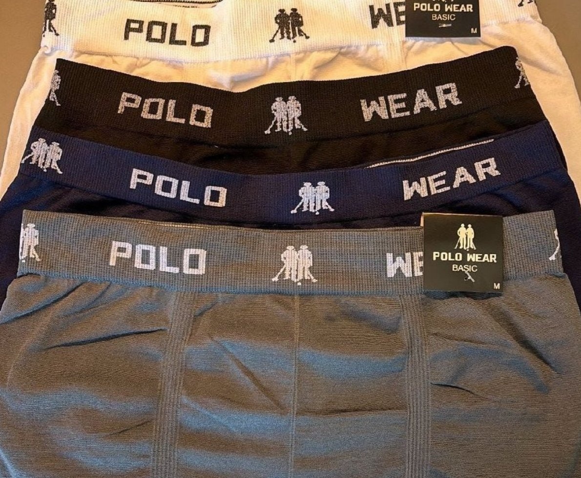 Kit 6 Cuecas Polo Wear Boxer Microfibra Sem Costura