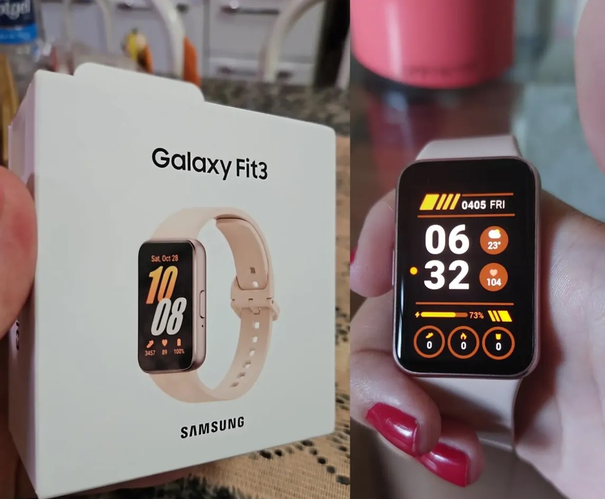 Smartwatch Samsung Galaxy Fit3 Display 1.6 Rosé