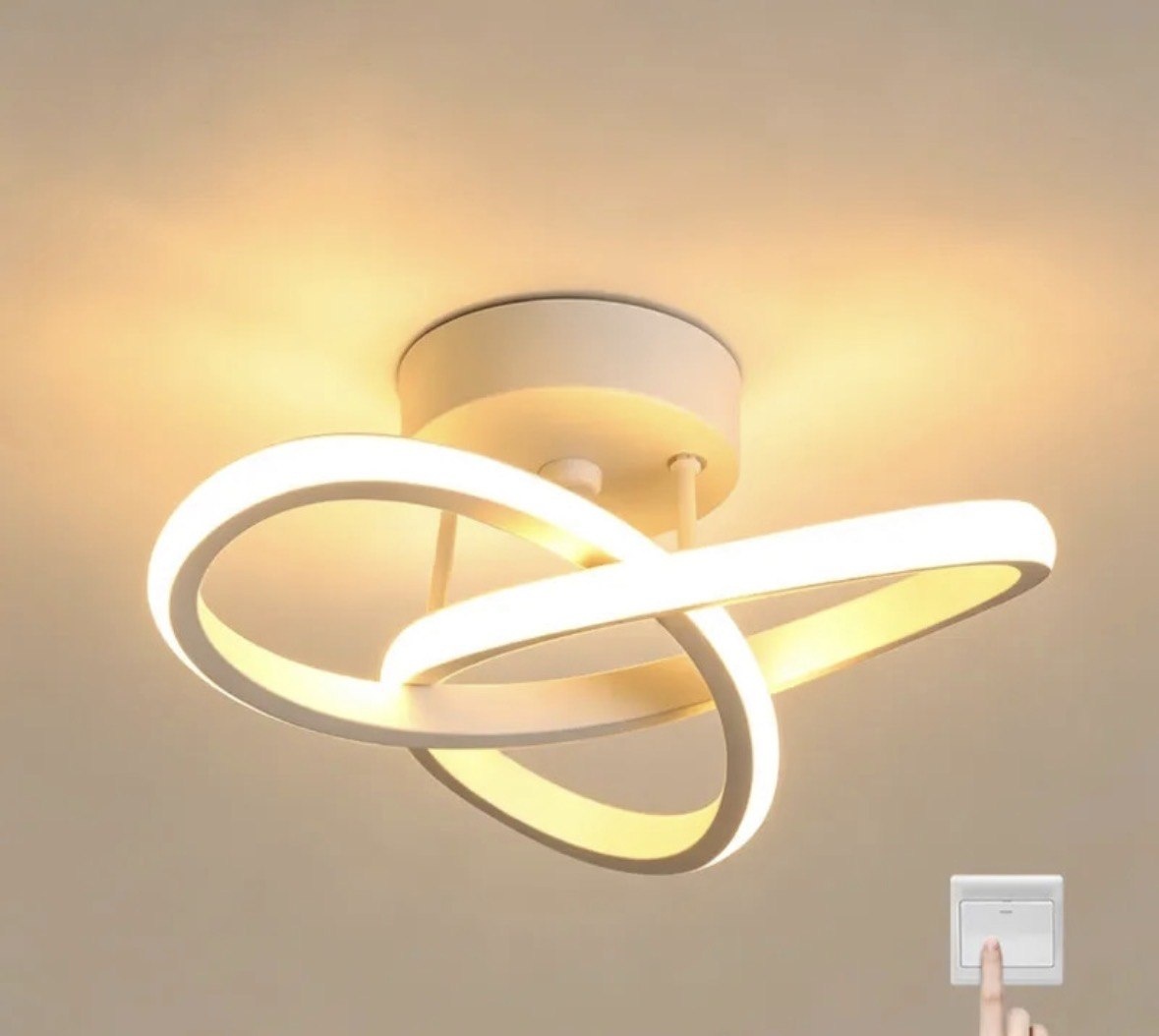 Luminaria Teto Led,pendente Lustre Moderna Para Quarto Sala