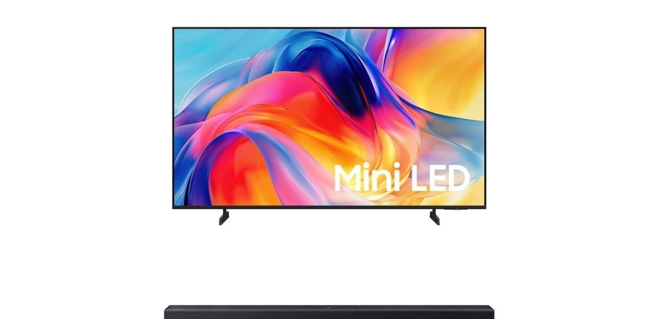 Samsung Smart TV 50 Mini LED 4K M75h  Soundbar Samsung Hw-B400f