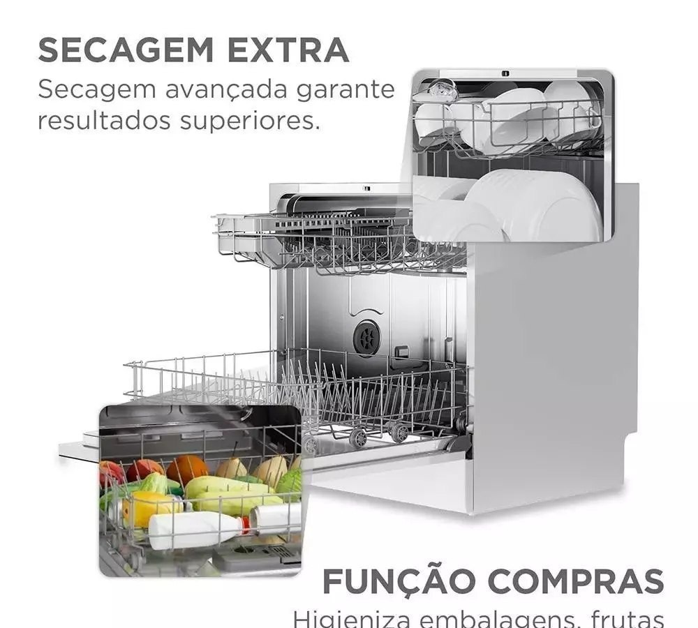 Lava-louça Midea 8 Serviços Mdwtf08w2 220V Branca