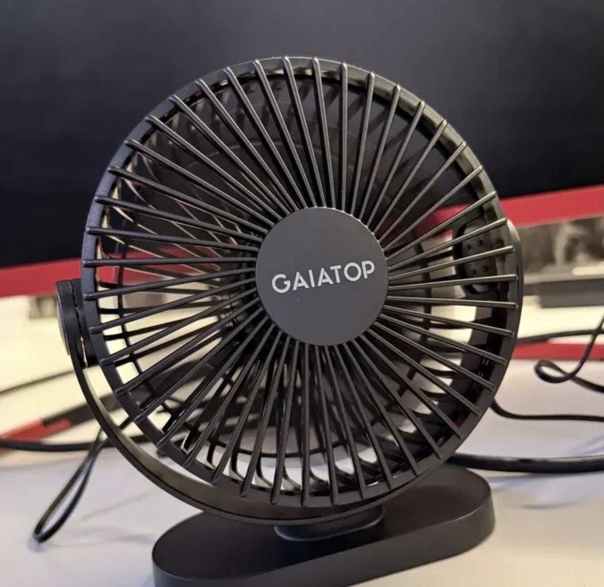 Ventilador Portátil De Mesa 3 Velocidades Ultra Silencioso