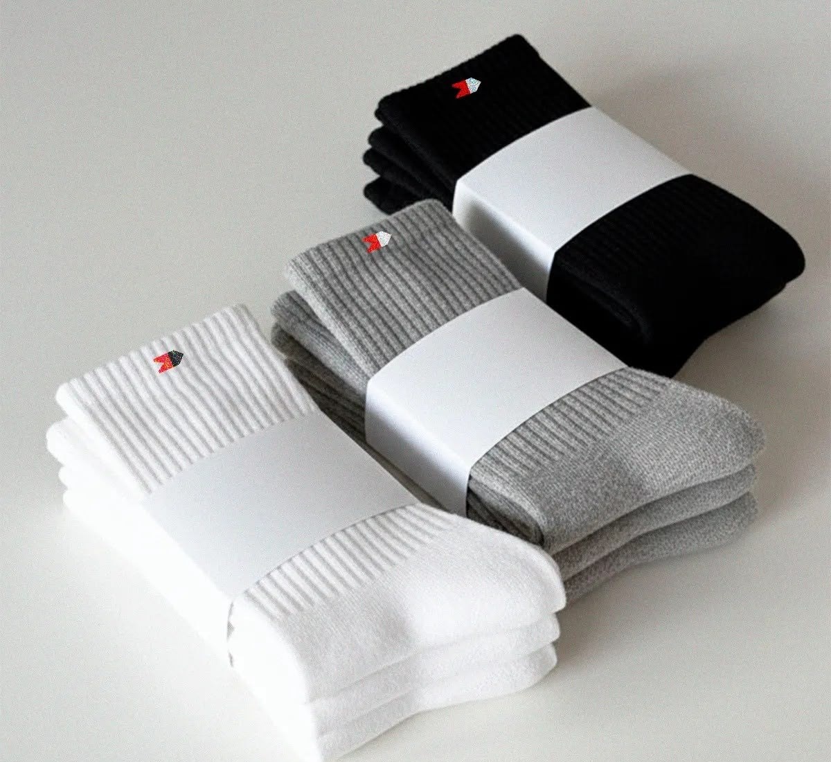 Kit 15 Pares Meias Sport Algodão Cano Médio Sandrini Confort