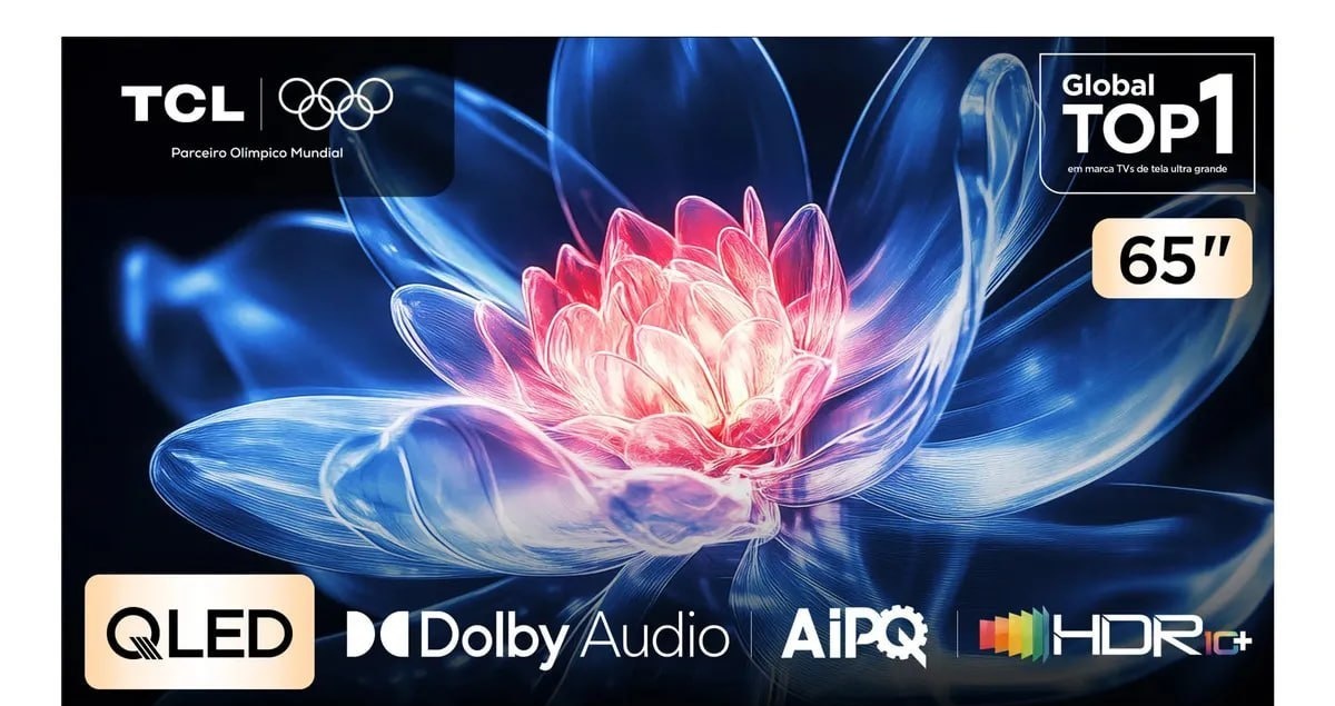 Smart TV 65 TCL QLED 4K T6c