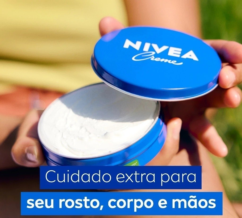 Kit Nivea Creme Hidratante Lata 145g 3 unidades