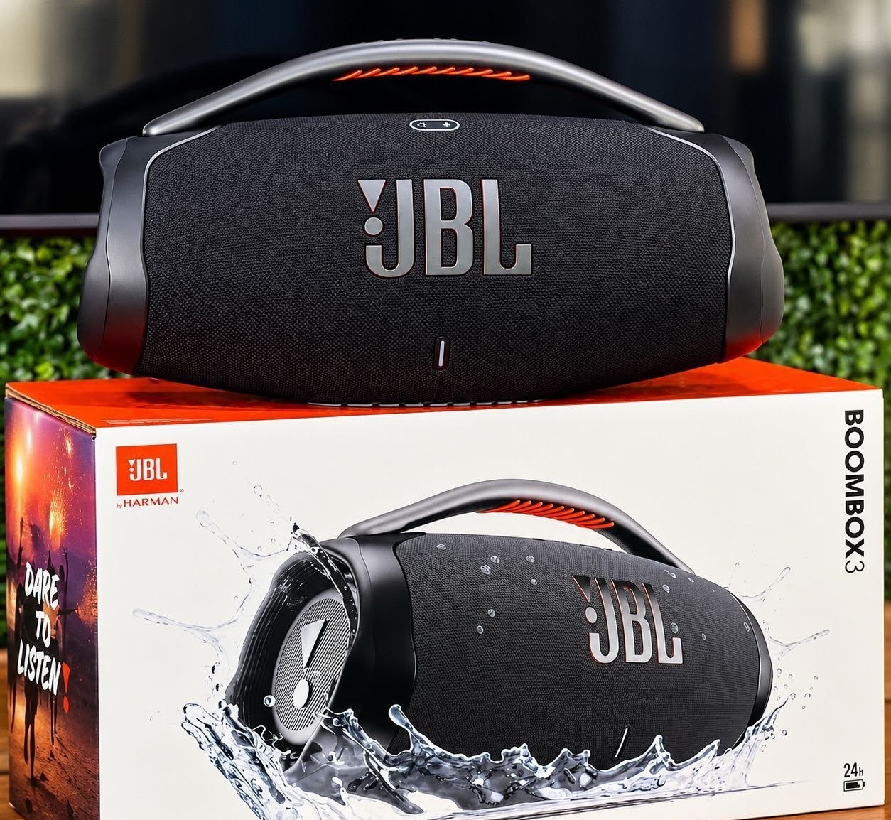 Caixa De Som Boombox 3 Bluetooth Preta JBL