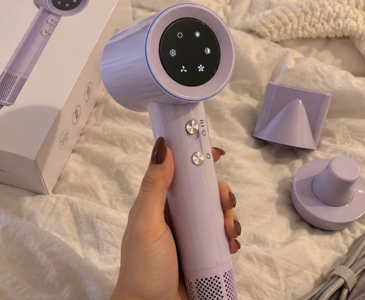 Gokoco Secador De Cabelo Profissional Alta Velocidade 1500W