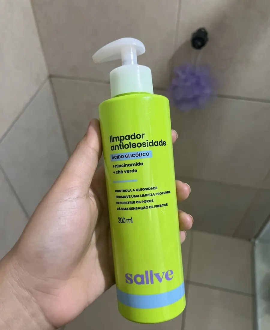 Limpador Antioleosidade Sallve com Niacinamida 300ml