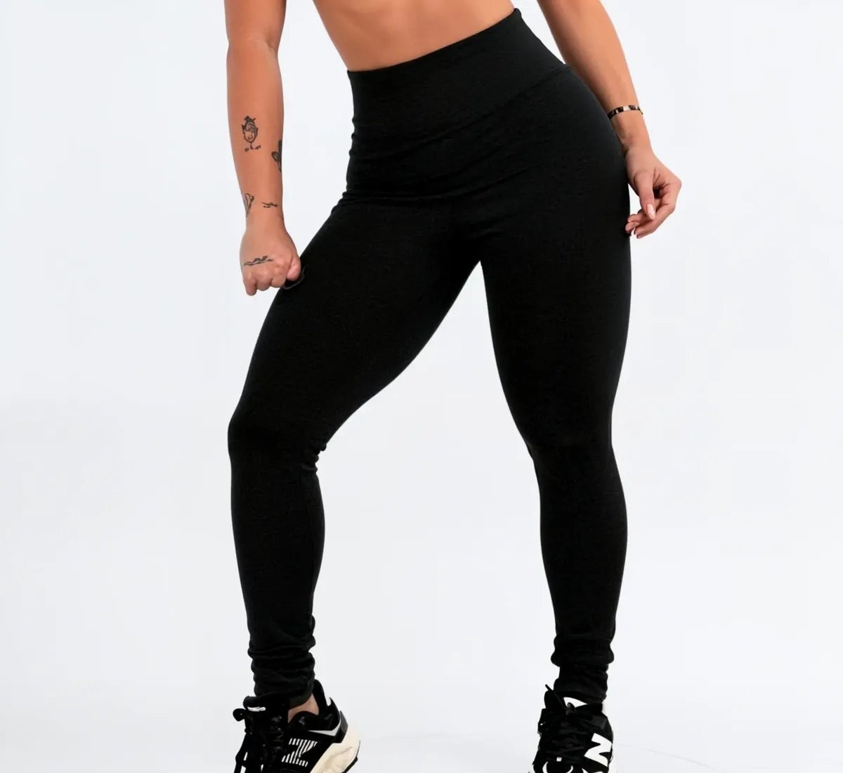 Calça Legging Leg Zero Transparência Cintura Alta Academia