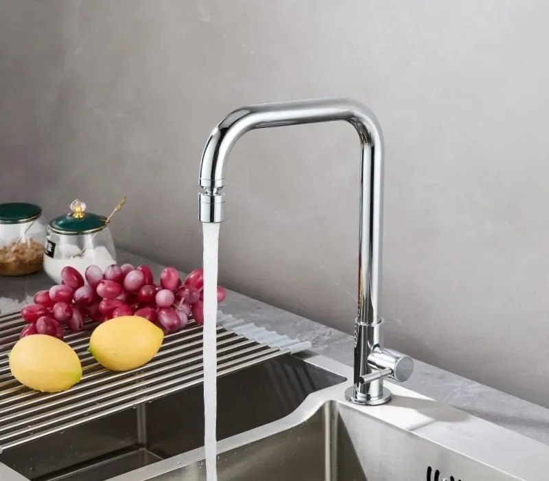 TTorneira Para Cozinha Cromada Bica Alta Monocomando