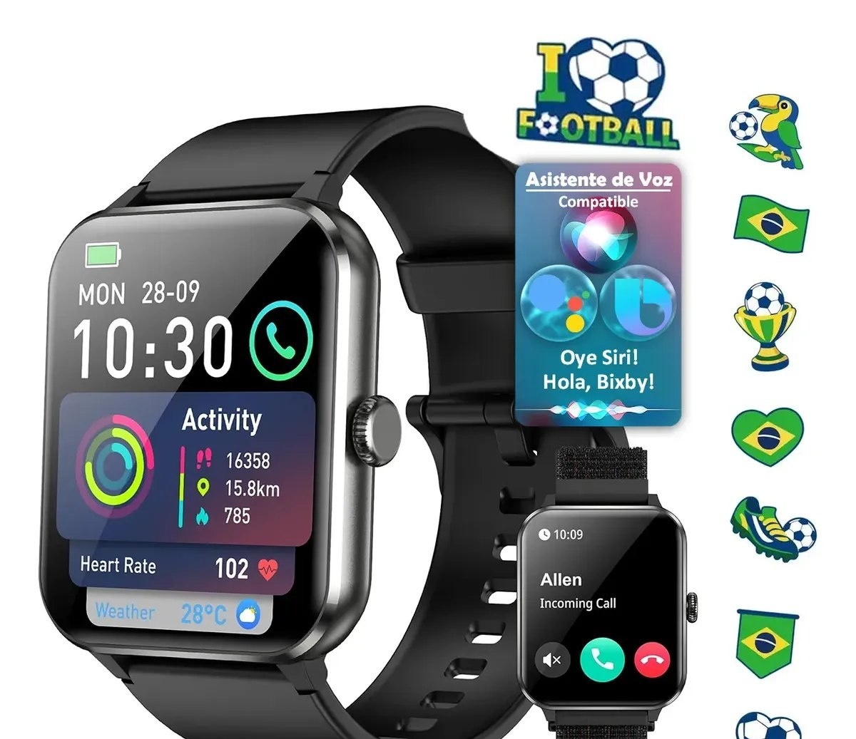 Relógio Inteligente Smartwatch Blackview R50 Gps 10mip68