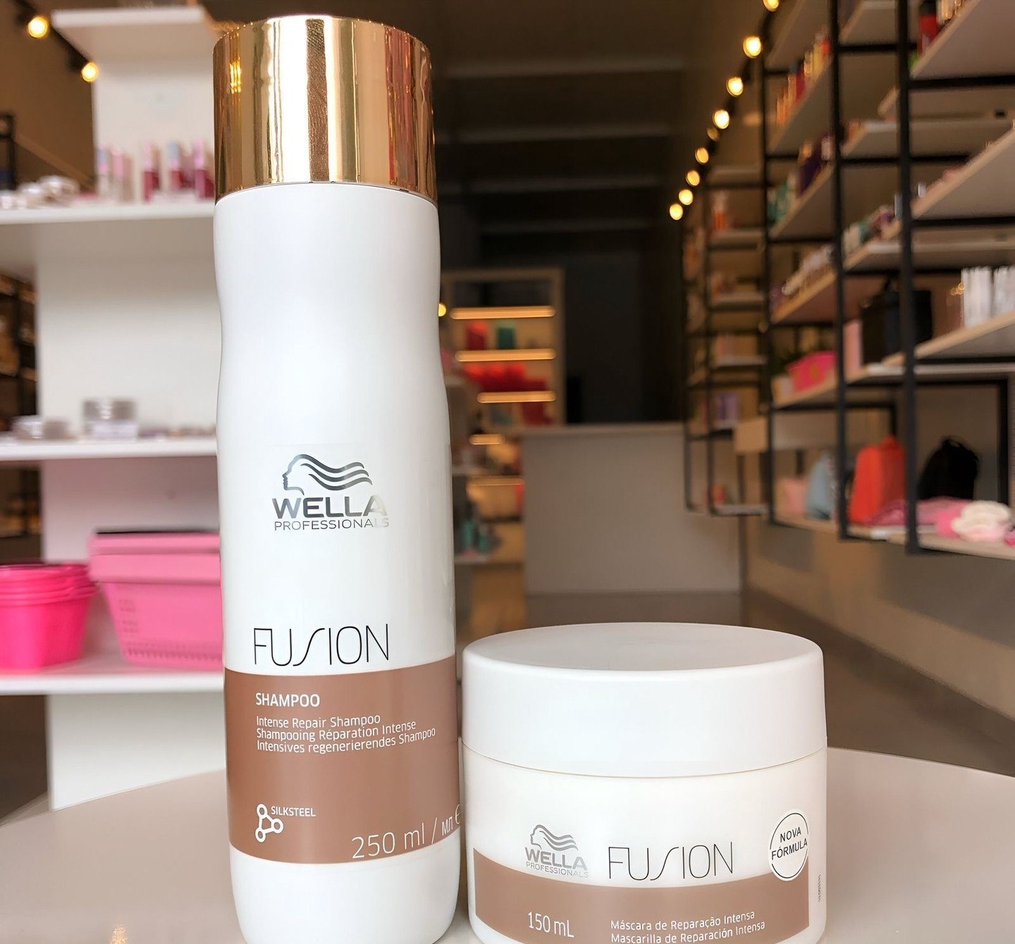 Kit Fusion Shampoo  Máscara - Wella Professionals