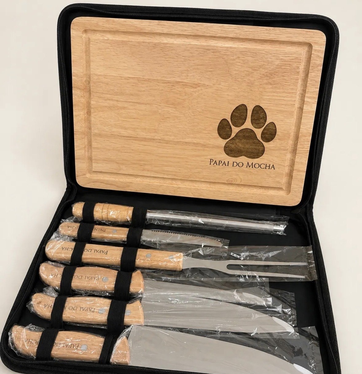 Kit Churrasco Personalizado - 8 Peças