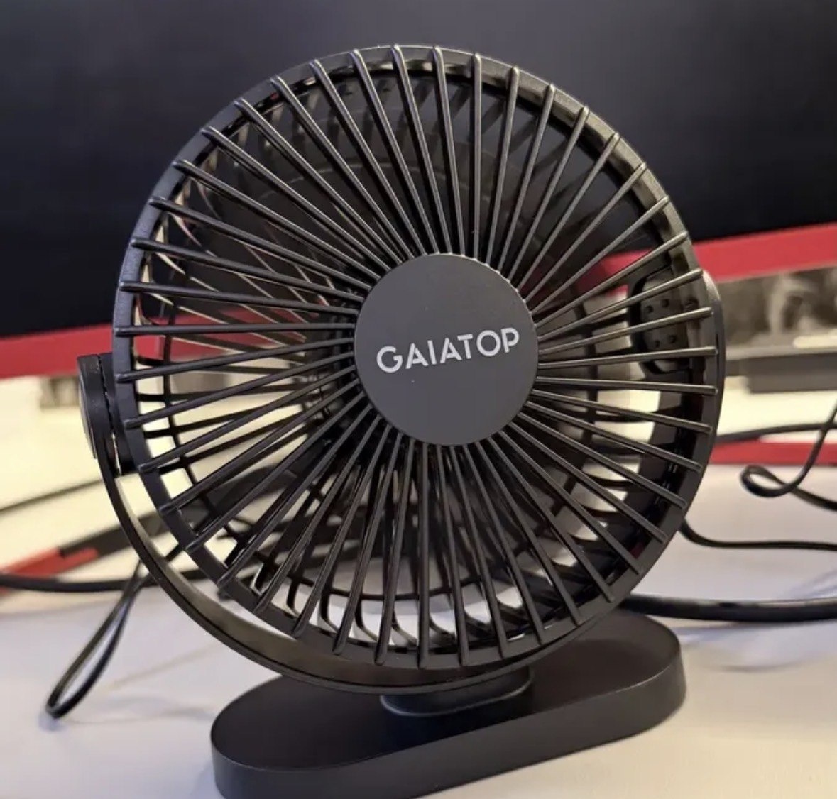 Ventilador Portátil De Mesa 3 Velocidades Ultra Silencioso