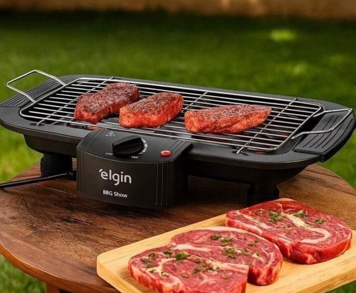 Churrasqueira Elétrica Elgin Bbq Show 2000w