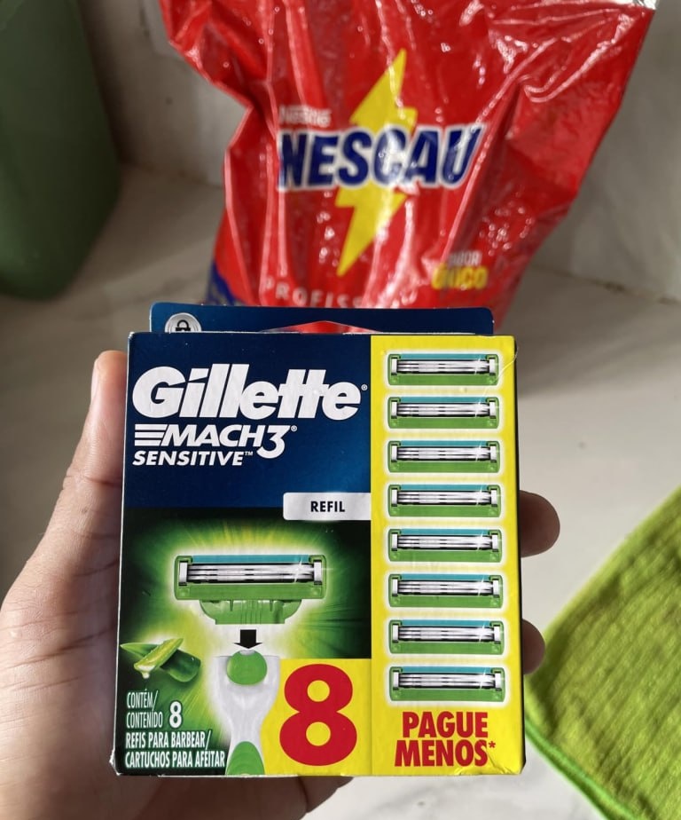 Gillette Mach3 Sensitive 08 Cargas