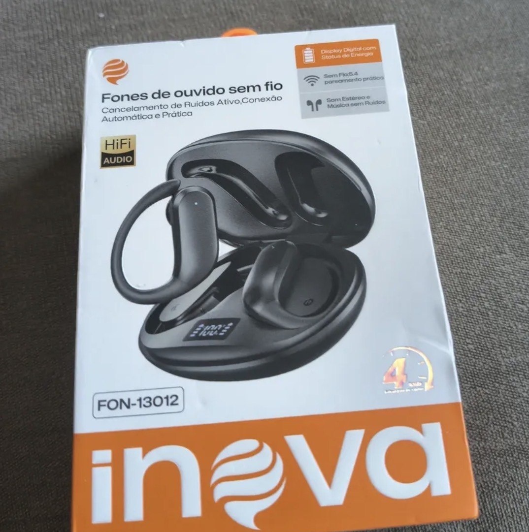 Fone De Ouvido Esportivo Sem Fio Bluetooth Par Todos Celular