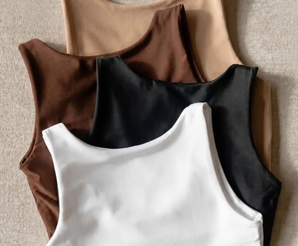 Kit 4 Blusas Regata Suplex Tshirt Casual