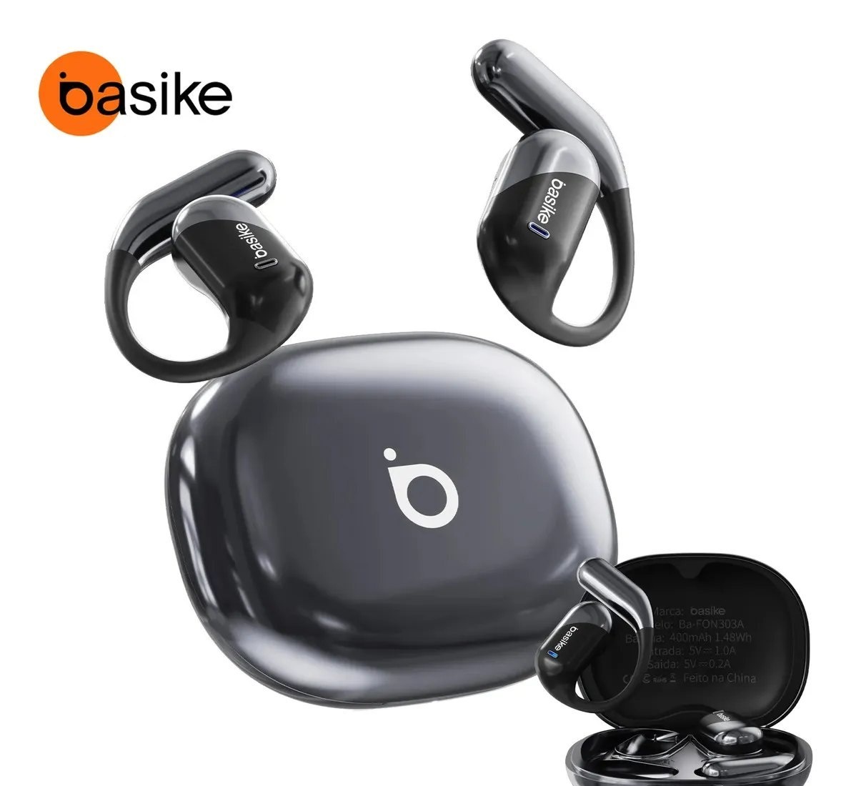 Basike Fone De Ouvido Sem Fio Bluetooth